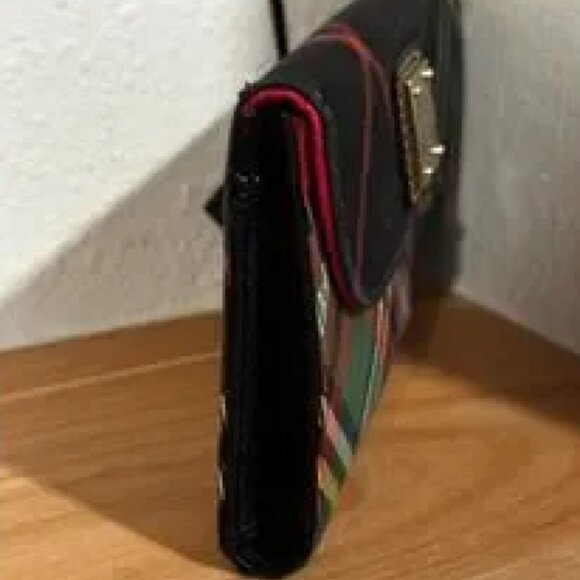 Dooney & Bourke Tartan Continental Clutch Wallet EUC - Picture 3 of 4